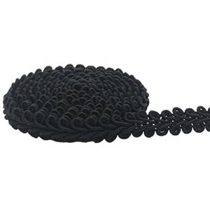 moonfarm 手芸用 ブレード リボン 幅約7mm×5〜42m リーフ型 細い トリミング