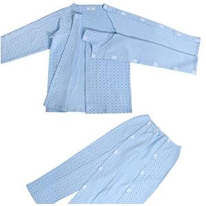 COSMOS_K お世話しやすい機能的介護パジャマ サッと開閉 ラグラン袖で動きやすい 上下セット