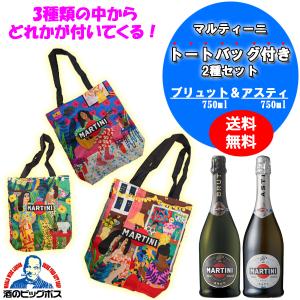 ワイン wine スパークリングワイン マルティーニ ブリュット アスティ 飲み比べ2本セット オリジナルトートバッグ付き 送料無料｜bigbossshibazaki