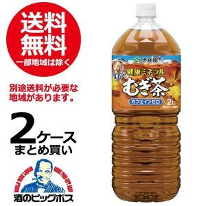 麦茶 送料無料 伊藤園 健康ミネラルむぎ茶 2L×2ケース/12本(012) 『ITO』