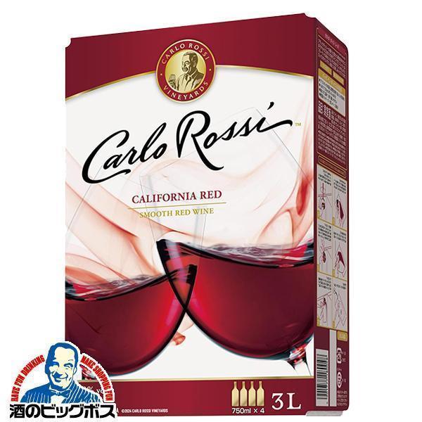 3L BOX 赤ワイン wine サントリー カルロ ロッシ レッド バッグ イン ボックス 300...