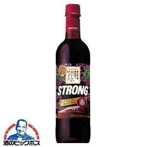 ワイン 赤ワイン wine ペットボトル サントリー 酸化防止剤無添加ワイン ストロング 赤 720ml×1本『ASH』｜bigbossshibazaki