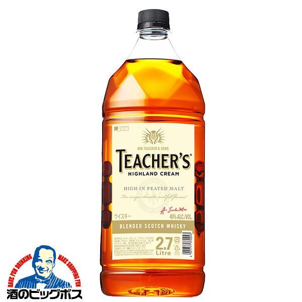 2.7Lペット ウイスキー whisky スコッチ ティーチャーズ ハイランドクリーム 40度 27...