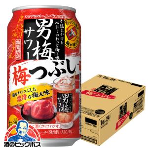 男梅（おとこうめ）サワー 350ml 1ケース24本 サッポロビール ×2