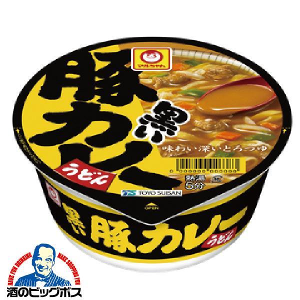 送料無料 東洋水産 マルちゃん 黒い豚カレーうどん 1ケース/87g×12個(012)『GCC』