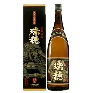 琉球泡盛 瑞穂 熟成三年古酒 43度　1800ml｜bigbossshibazaki