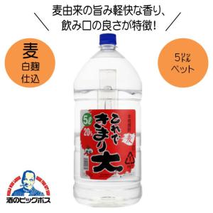 本格麦焼酎 これできまり大 20度 5000ml 5L 鹿児島県 若松酒造 『HSH』｜bigbossshibazaki