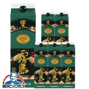 1311 黒霧島 芋 25度1.8Lパック 1ケ一ス( 6本入) 芋焼酎 黒霧島25度1.8Lパック 1ケース（6本） : apricot - 通販