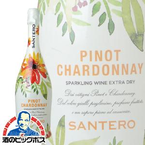 スパークリングワイン wine サンテロ ピノ シャルドネ フラワーボトル 750ml