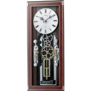 新品SEIKO EMBLEM 電波掛時計 HS445B クリスタル振り子