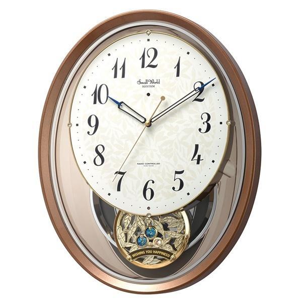 RHYTHM リズム クロック 展示品 動作確認済み 訳アリ 電波からくり時計 メロディ付 J-PO...