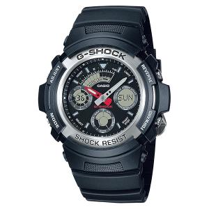 国内正規品 CASIO G-SHOCK カシオ Gショック アナログ デジタル コンビネーションモデル ベーシック メンズ腕時計 AW-590-1AJF｜bigboys-c