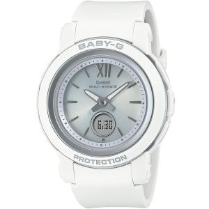 国内正規品 CASIO BABY-G カシオ ベビーG 電波ソーラー コンパクト シンプル ホワイト レディース腕時計 BGA-2900-7AJF｜bigboys-c