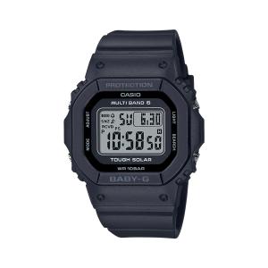 国内正規品 CASIO BABY-G カシオ ベビーG スクエア 小型 電波ソーラー ブラック レディース腕時計 BGD-5650-1JF｜bigboys-c