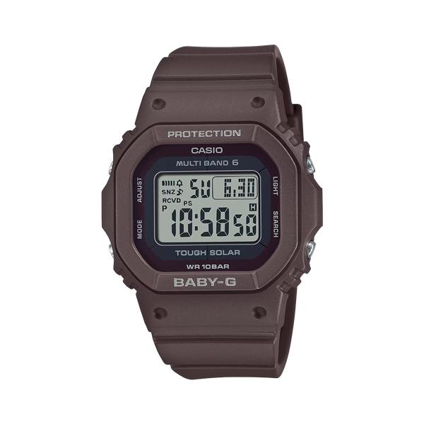 国内正規品 CASIO BABY-G カシオ ベビーG 電波ソーラー スクエア ブラウン レディース...