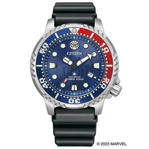 CITIZEN PRO MASTER シチズン プロマスター 「MARVEL」 スパイダーマンモデル MARINEシリーズ メンズ腕時計 BN0250-07Lの商品画像