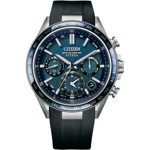 ＼父の日フェア粗品進呈／CITIZEN ATTESA シチズン アテッサ ACT Line サファイアベゼル ウレタンバンド ブラック メンズ腕時計 CC4050-18L｜bigboys-c