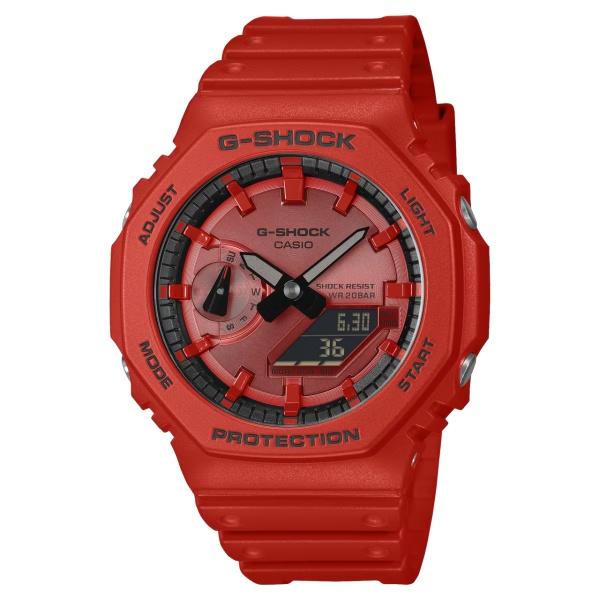 国内正規品 CASIO G-SHOCK カシオ Gショック ICONIC RED アナデジ ショック...