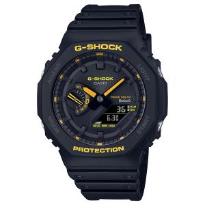国内正規品 CASIO G-SHOCK カシオ Gショック Caution Yellow アナデジ タフソーラー アプリ対応 メンズ腕時計 GA-B2100CY-1AJF