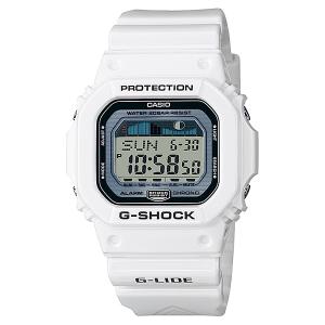 国内正規品 CASIO G-SHOCK カシオ Gショック G-LIDE Gライド スクエアフェイス 樹脂バンド ホワイト メンズ腕時計 GLX-5600-7JF｜bigboys-c