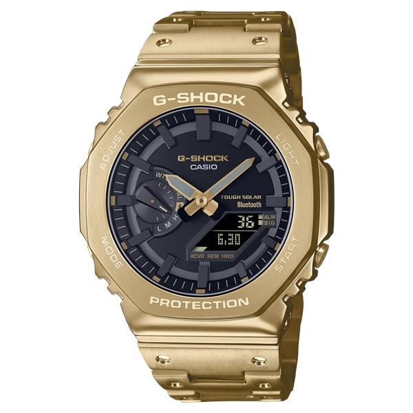 【数量限定】国内正規品 CASIO G-SHOCK カシオ Gショック フルメタル 八角形 ゴールド...