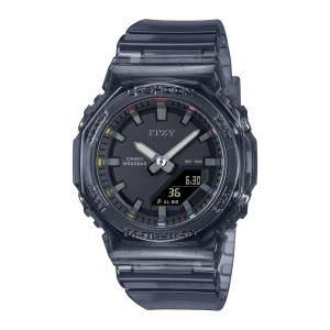 国内正規品 CASIO G-SHOCK カシオ Gショック ITZYコラボ バイオマスプラスチック アナデジ ユニセックス腕時計 GMA-P2100ZY-1AJR｜bigboys-c