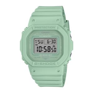 国内正規品 CASIO G-SHOCK カシオ Gショック スクエア 小型 薄型 ワントーン グリーン ユニセックス腕時計 GMD-S5600BA-3JFの商品画像