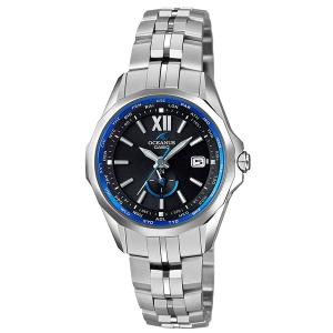 国内正規品 CASIO OCEANUS カシオ オシアナス 電波時計 タフソーラー マンタ レディース腕時計 OCW-S340-1AJF｜bigboys-c