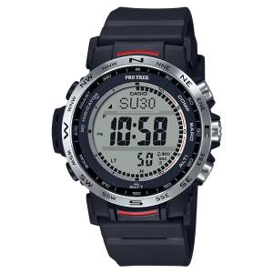 国内正規品 CASIO PRO TREK カシオ プロトレック Climber Line クライマーライン エコ素材 ブラック メンズ腕時計 PRW-35-1AJF｜bigboys-c