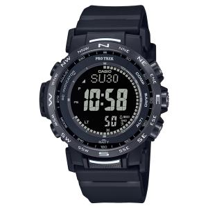 国内正規品 CASIO PRO TREK カシオ プロトレック Climber Line クライマーライン エコ素材 ブラック メンズ腕時計 PRW-35Y-1BJF｜bigboys-c