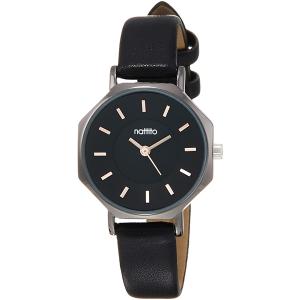 Field work フィールドワーク クラシー8角 ブラック レディース腕時計 ST229-6