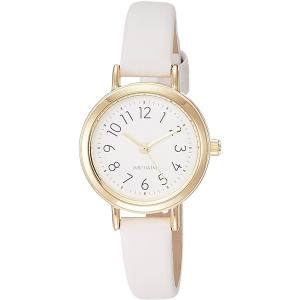 Field work フィールドワーク プリュイ 小 10気圧防水 革バンド ホワイト レディース腕時計 ST246-1