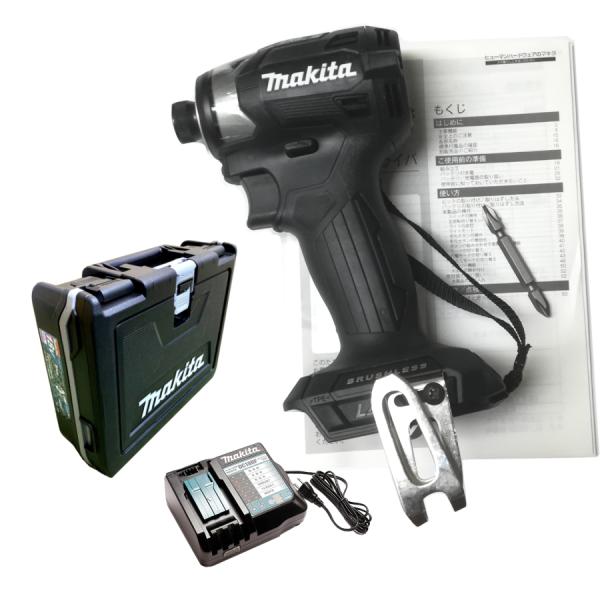 マキタ 純正 インパクトドライバー TD173DZB 本体 充電器 ケースセット 黒 ブラック DC...