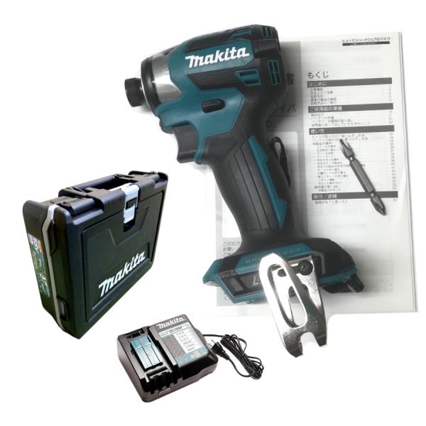 マキタ 純正 インパクトドライバー TD173DZ 本体 充電器 ケースセット 青 ブルー DC18...