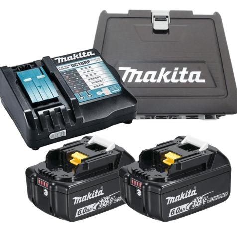 マキタ 純正 国内正規品 BL1860B 2個  + DC18RF + TD173 ケース セット ...