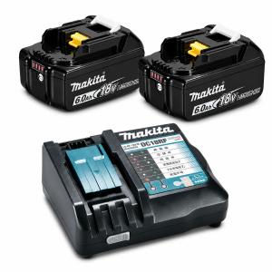 マキタ 純正 BL1860B 2個 + DC18RF 充電器 セット バッテリー 18V 6.0Ah 国内 正規品 A-60464 makita BL1830B TD173 対応