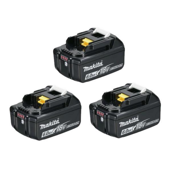 マキタ BL1860B 純正 バッテリー 18V 6.0Ah 3個 セット 国内 正規品 A-604...