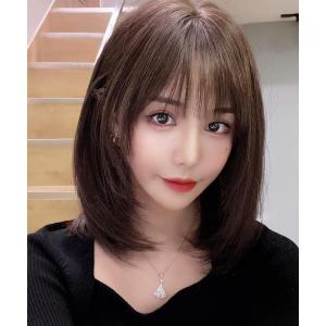 100%人毛ウィッグ 人毛ウィッグレディース ボブ ショート