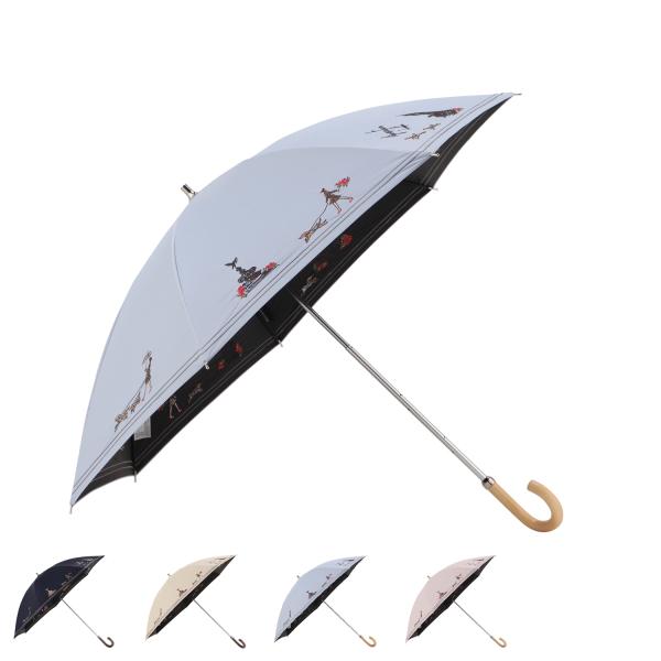 AQUASCUTUM アクアスキュータム 長傘 日傘 雨傘 晴雨兼用傘 レディース 50cm 遮光 ...