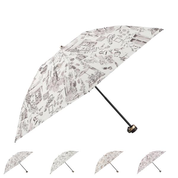 ビューランス Beaurance 日傘 折りたたみ傘 晴雨兼用 プリント夢が棲む場所 50cm 軽量...