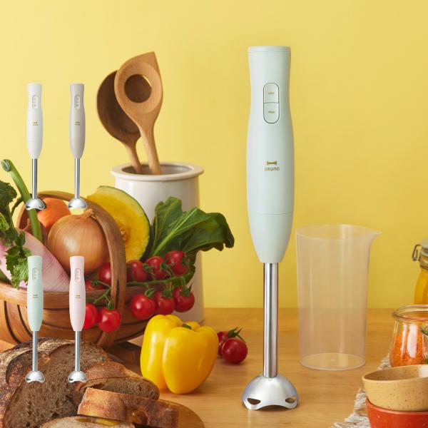 ブルーノ BRUNO ハンドブレンダー ハンドミキサー 電動 泡立て器 フードプロセッサー 離乳食 ...