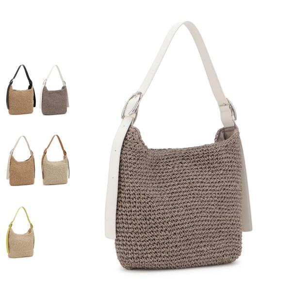 カシュカシュ cache cache バッグ トートバッグ カゴバッグ フリーハンドルクロッシュトー...
