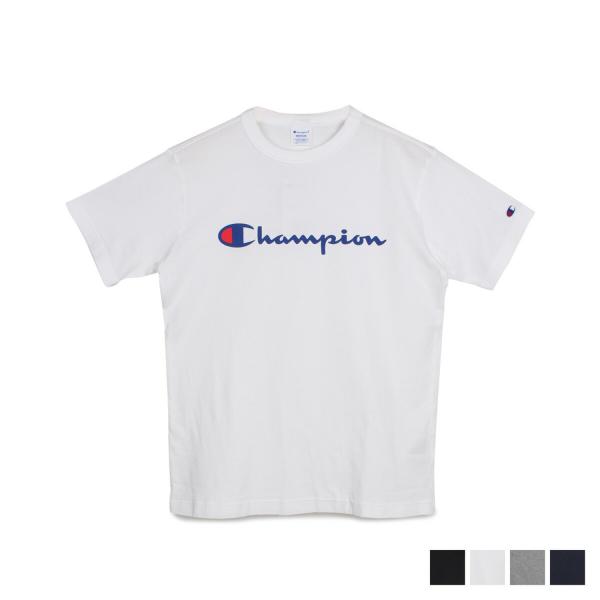 Champion チャンピオン Tシャツ 半袖 メンズ レディース T-SHIRT ブラック ホワイ...