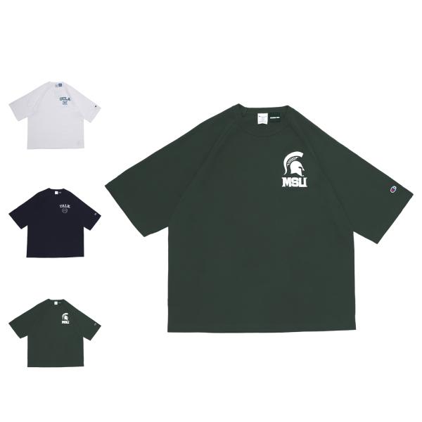 Champion チャンピオン Tシャツ 半袖 ラグラン 5分袖 カットソー ティーテンイレブン シ...