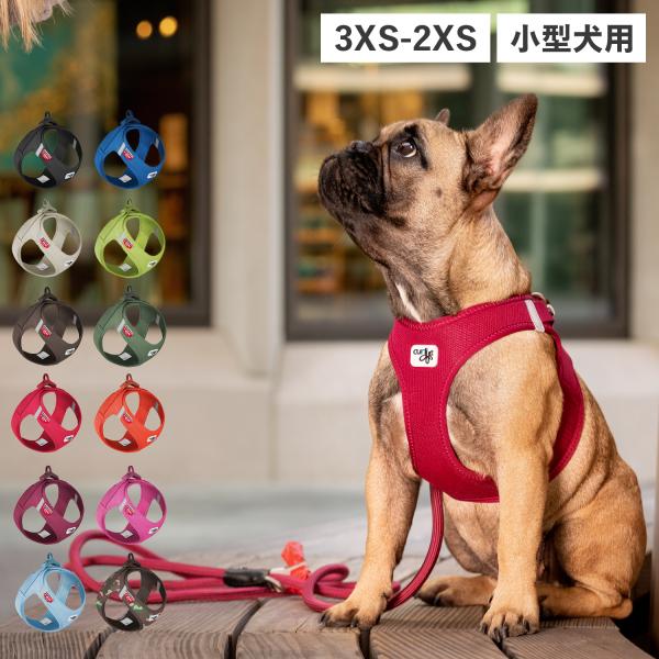 カーリー Curli ハーネス エアメッシュ ベスト クラスプ 3XS-S 小型犬対応 胴輪 歩行補...