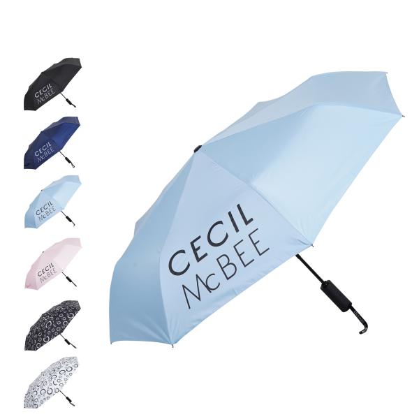 CECIL McBEE green セシルマクビーグリーン 日傘 折りたたみ 軽量 晴雨兼用 自動開...