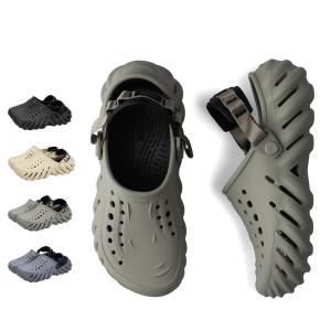 crocs クロックス サンダル クロッグサンダル エコー メンズ レディース ECHO CLOG ブラック アイボリー グレー 黒 207937