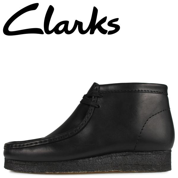 Clarks クラークス ワラビー ブーツ メンズ WALLABEE BOOT ブラック 黒 261...