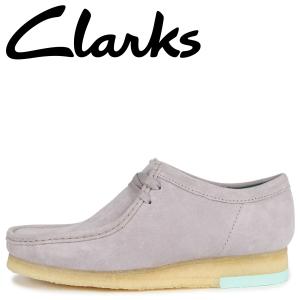 Clarks クラークス ワラビー ブーツ メンズ WALLABEE グレー 26160202｜biget