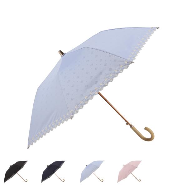 DAKS ダックス 日傘 雨傘 晴雨兼用 折りたたみ傘 2段 レディース 50cm UVカット 遮光...
